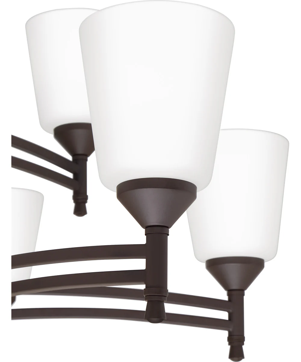 Billingsley 12-light Chandelier Old Bronze - Image 6