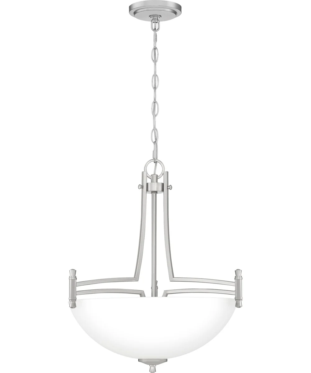 Billingsley 3-light Pendant Brushed Nickel