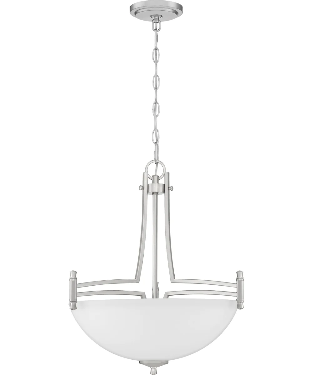 Billingsley 3-light Pendant Brushed Nickel - Image 3
