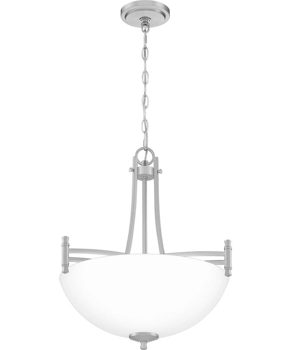 Billingsley 3-light Pendant Brushed Nickel - Image 4