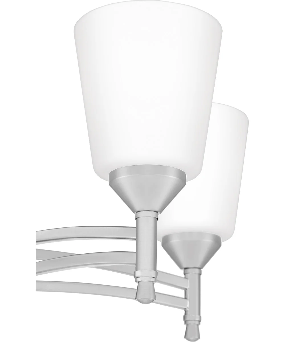 Billingsley 5-light Chandelier Brushed Nickel - Image 6