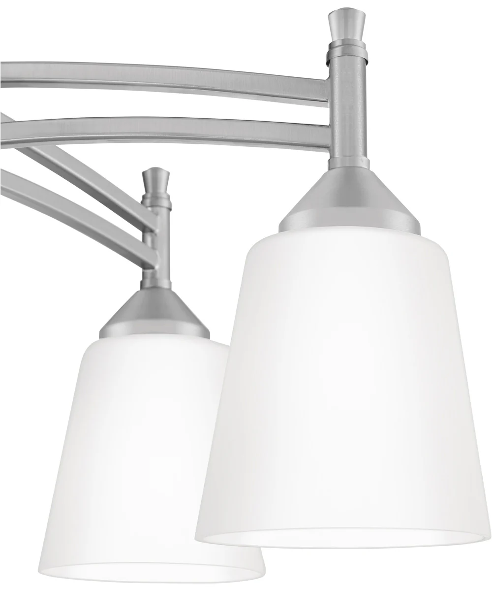 Billingsley 5-light Chandelier Brushed Nickel - Image 6