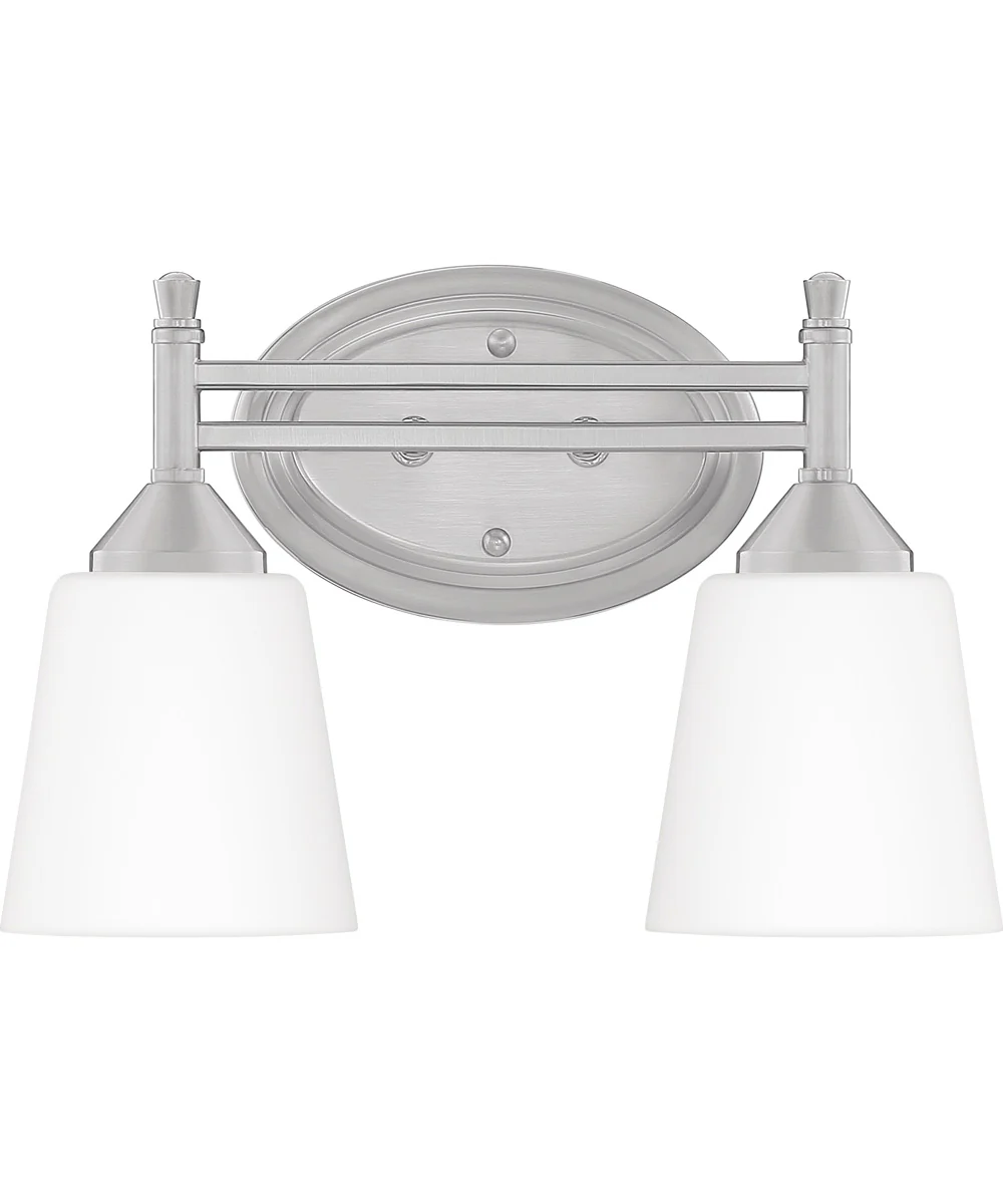 Billingsley Medium 2-light Bath Light Brushed Nickel - Image 2