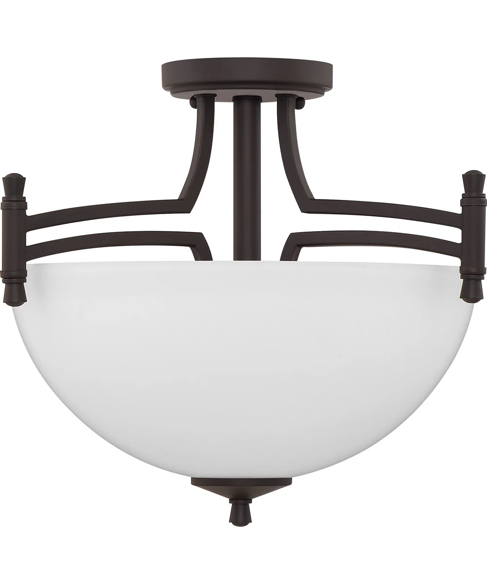 Billingsley Medium 2-light Semi Flush Mount Old Bronze - Image 3