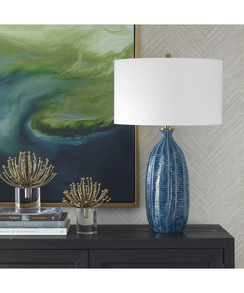 Bixby Blue Table Lamp - Image 3