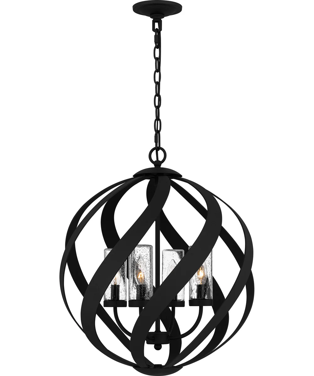 Blacksmith 4-light Outdoor Wall Light Earth Black