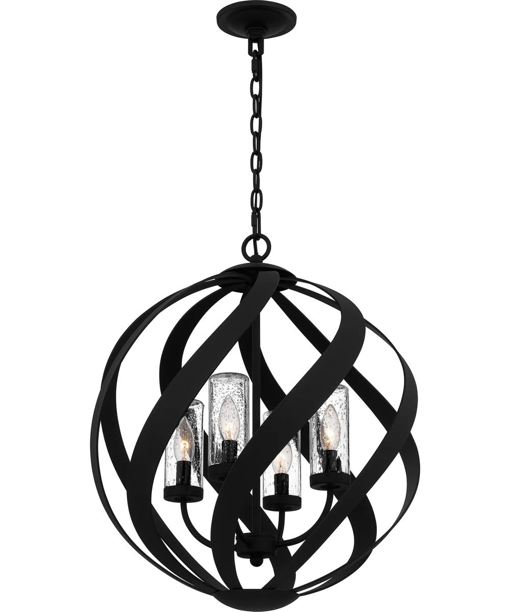 Blacksmith 4-light Outdoor Wall Light Earth Black - Image 4
