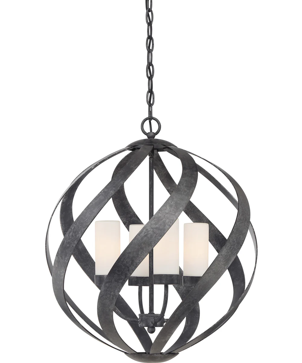 Blacksmith 4-light Pendant Old Black Finish - Image 2
