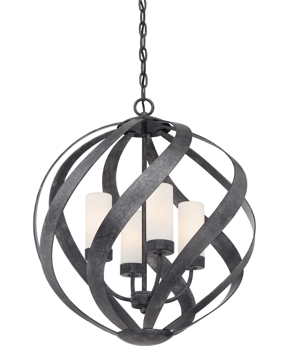 Blacksmith 4-light Pendant Old Black Finish - Image 4