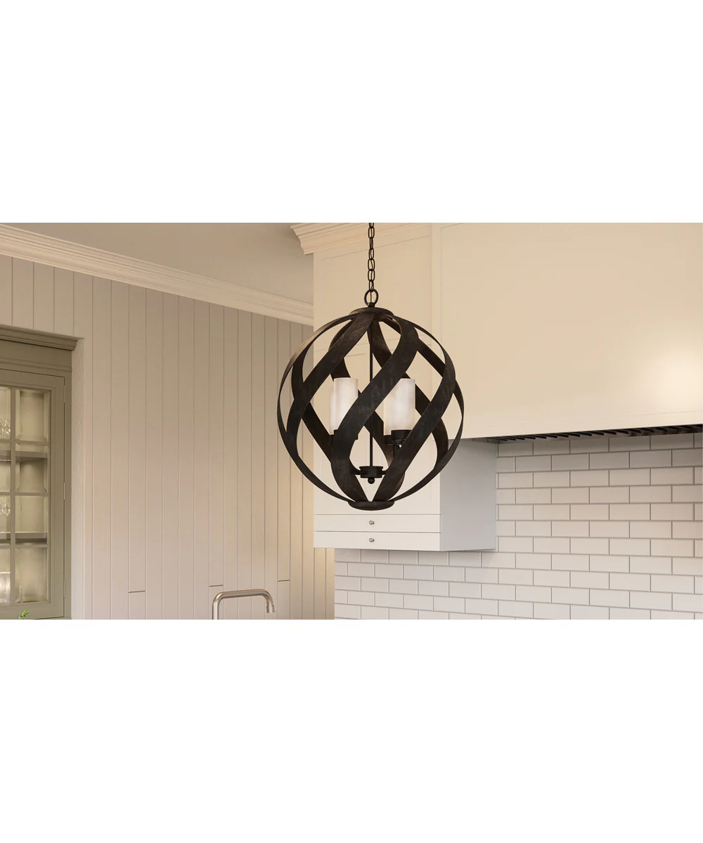 Blacksmith 4-light Pendant Old Black Finish - Image 6