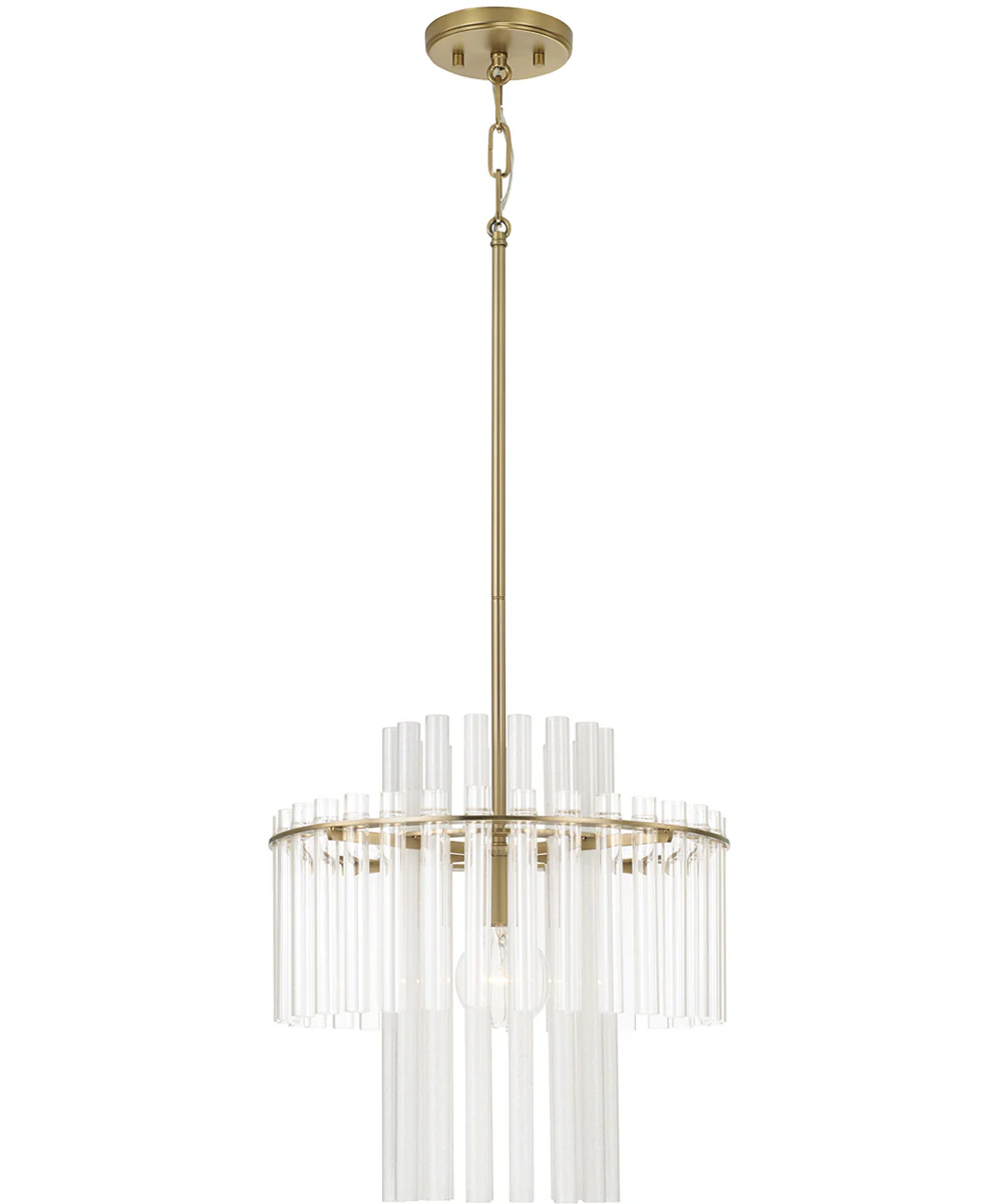 Blair 1-Light Pendant Aged Brass