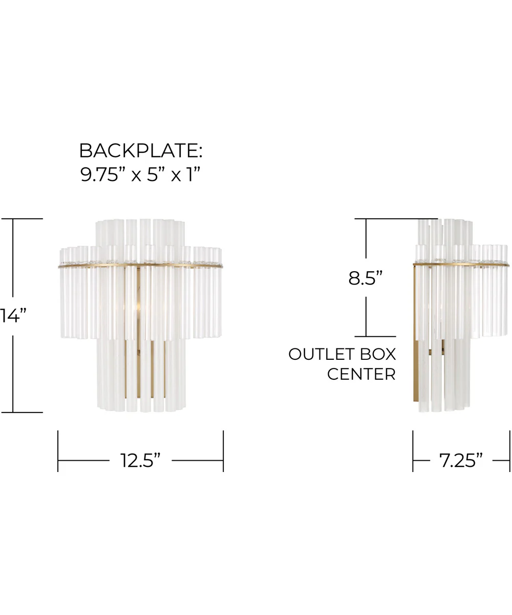 Blair 1-Light Sconce Aged Brass - Image 5