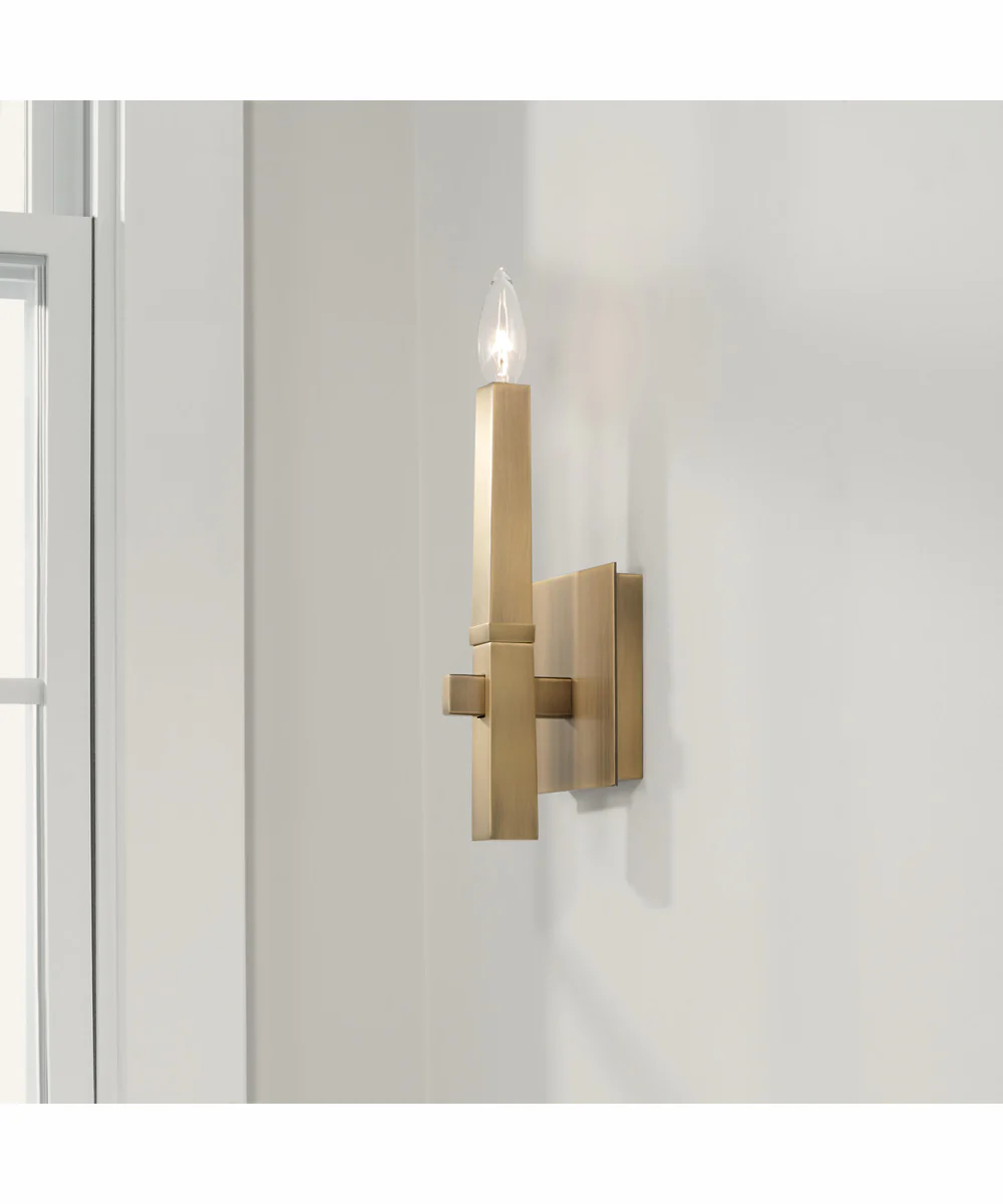 Blake 1-Light Sconce Aged Brass - Image 2