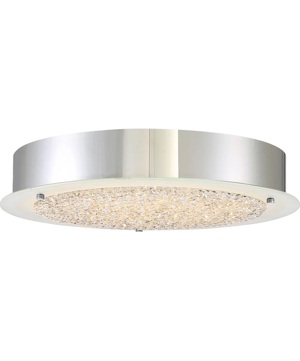 Blaze Large Flush Mount Polished Chrome
