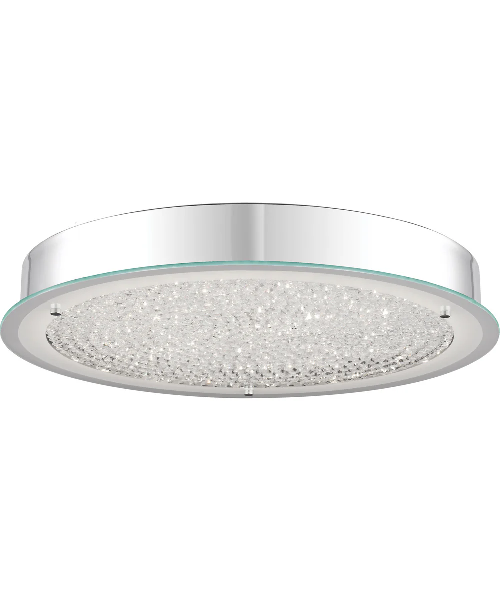 Blaze Large Flush Mount Polished Chrome