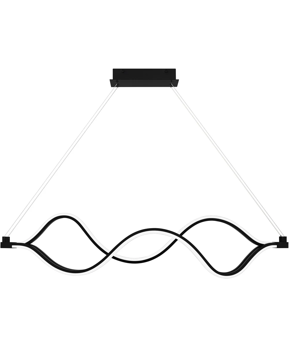 Bleecker  Island Light Matte Black