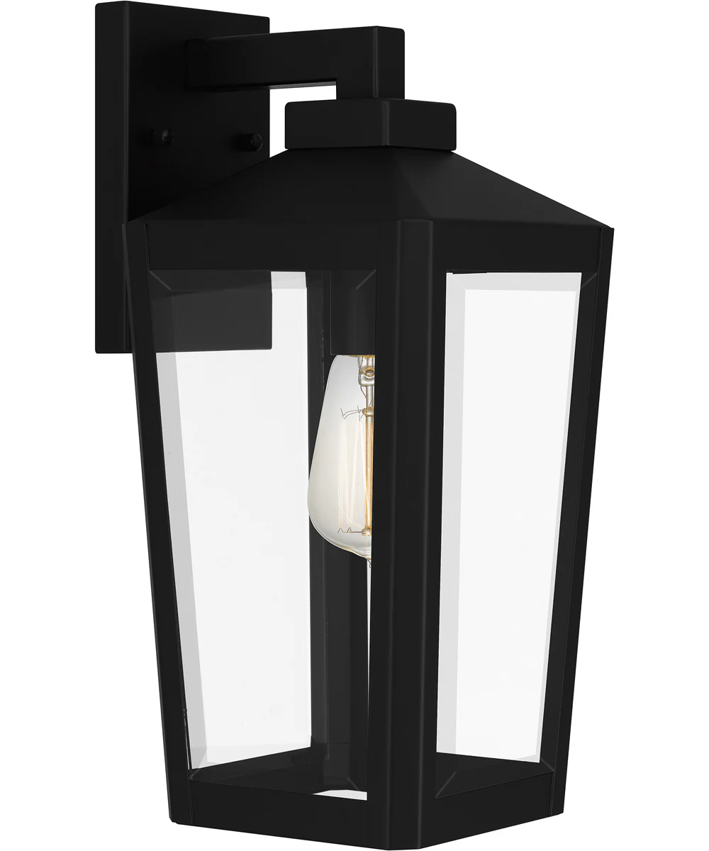 Blomfield Large 1-light Outdoor Wall Light Matte Black - Image 2