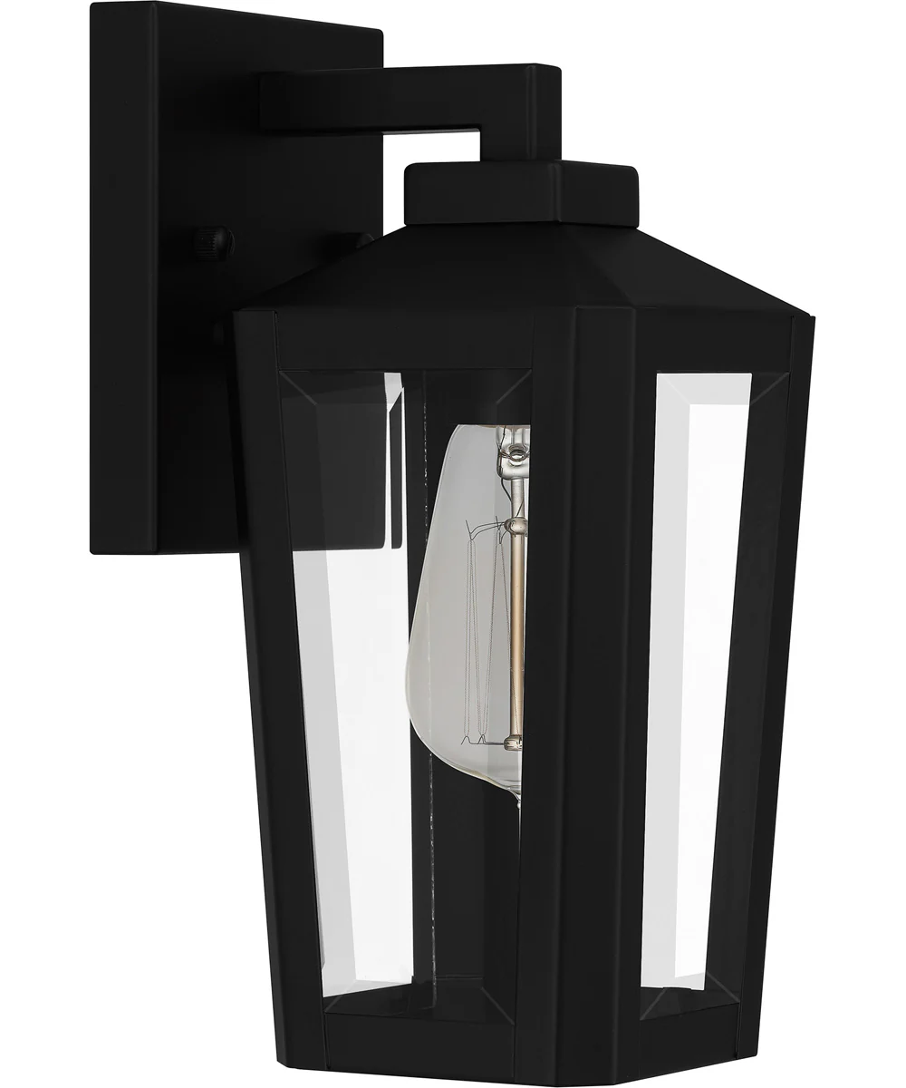 Blomfield Small 1-light Outdoor Wall Light Matte Black - Image 3