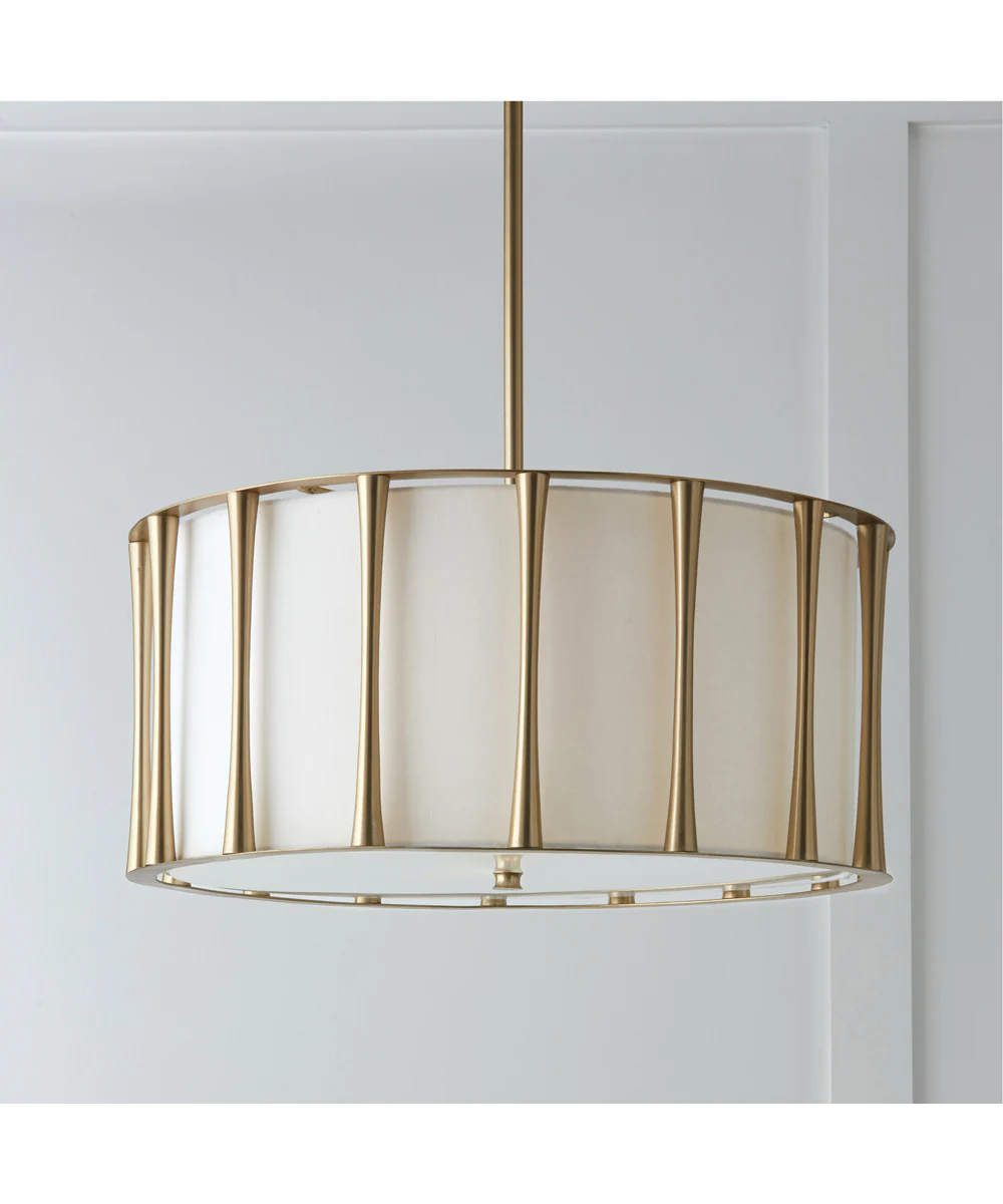 Bodie 4-Light Pendant Matte Brass - Image 2