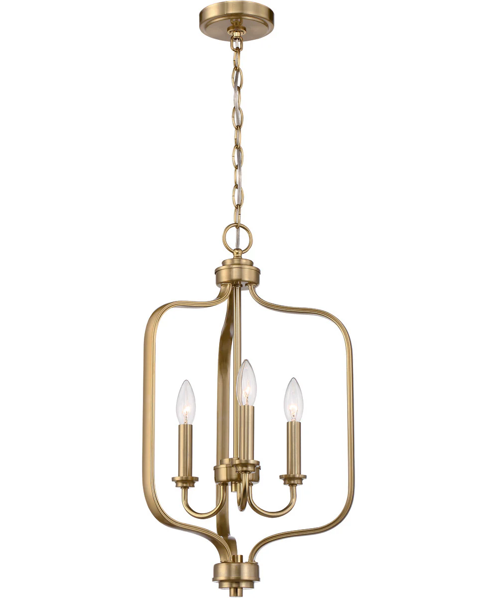 Bolden 3-Light Foyer Satin Brass - Image 2