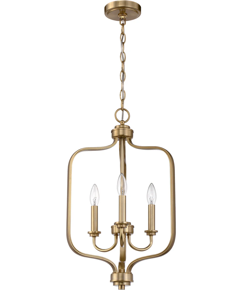 Bolden 3-Light Foyer Satin Brass - Image 3