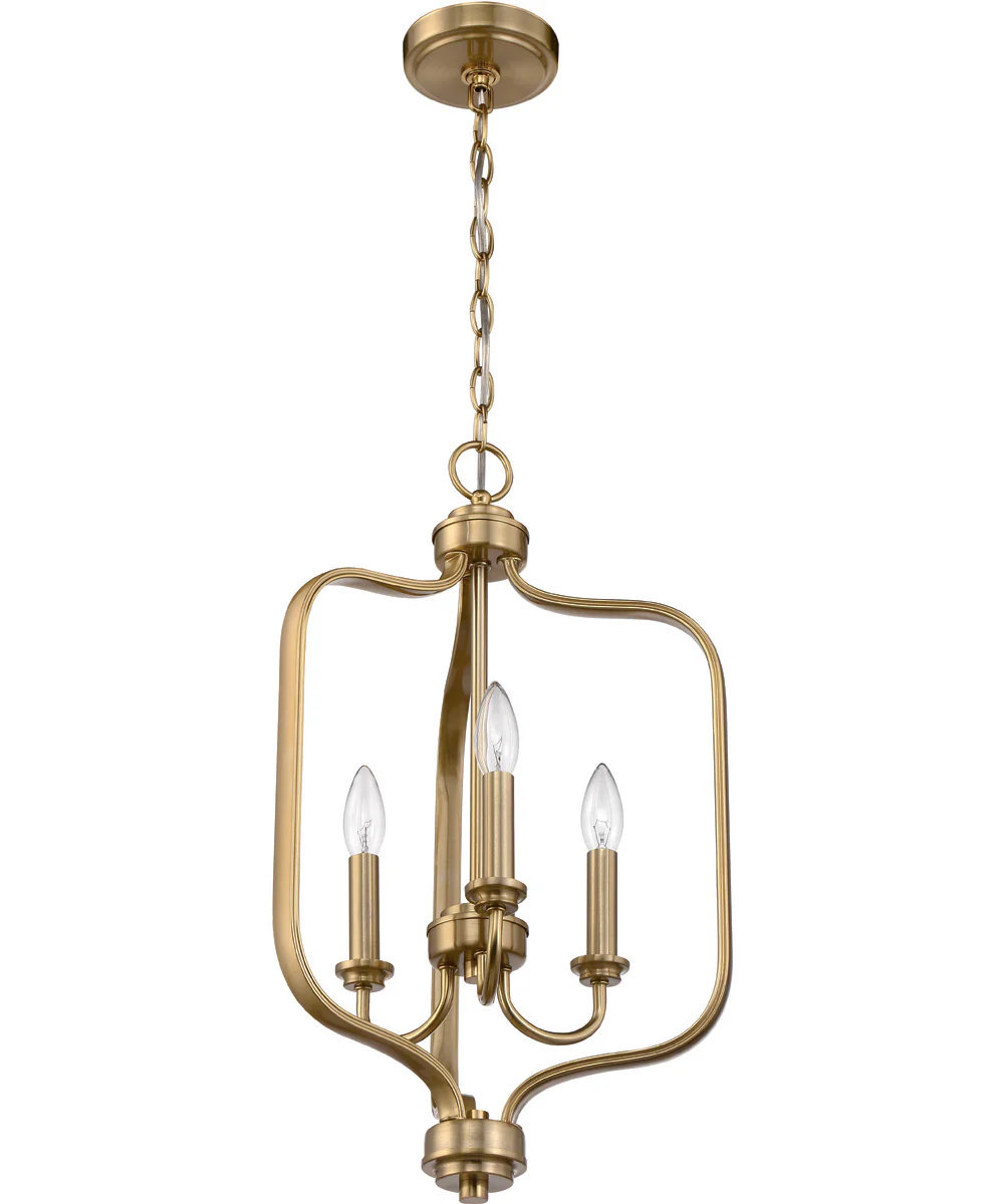 Bolden 3-Light Foyer Satin Brass - Image 4