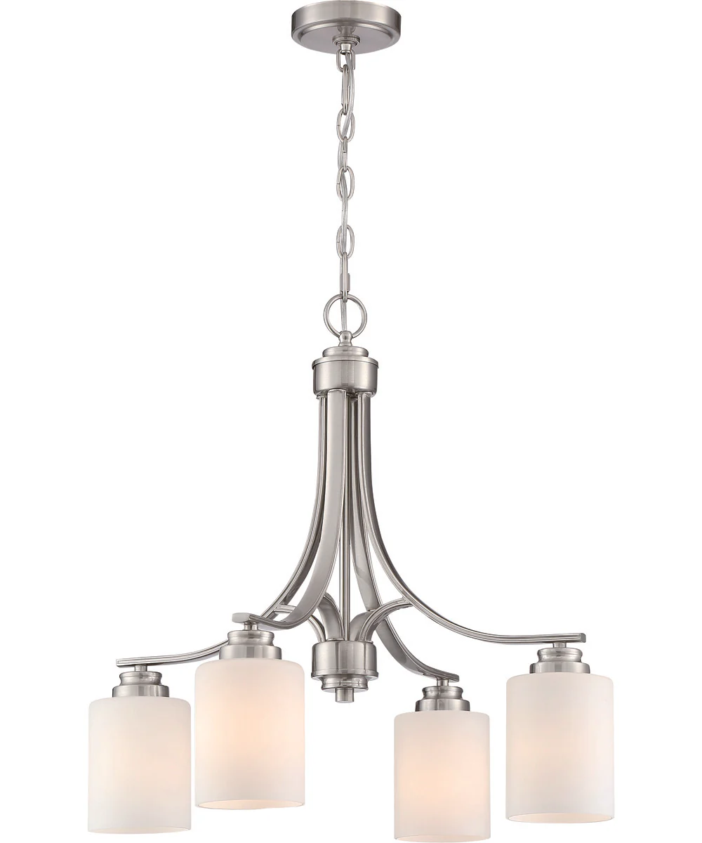 Bolden 4-Light Chandelier Brushed Polished Nickel - Image 2