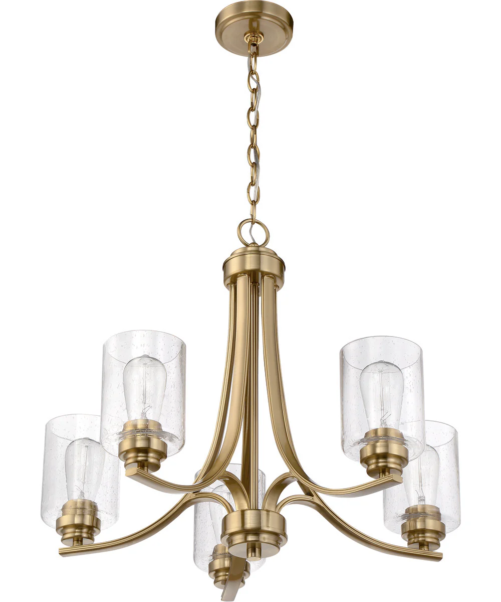 Bolden 5-Light Chandelier Satin Brass - Image 3
