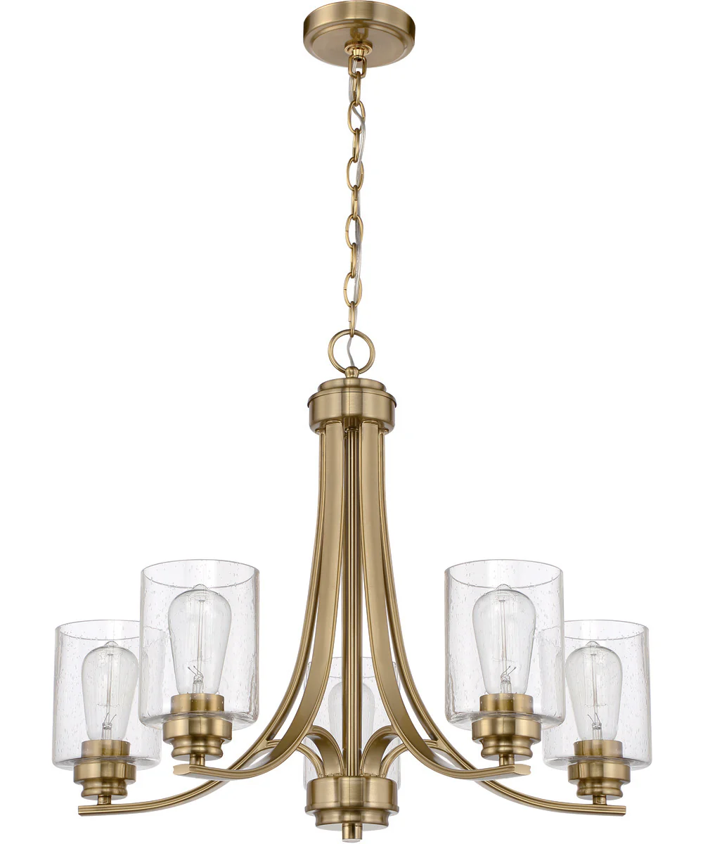 Bolden 5-Light Chandelier Satin Brass - Image 4