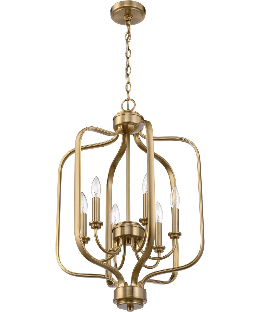 Bolden 6-Light Foyer Satin Brass - Image 3