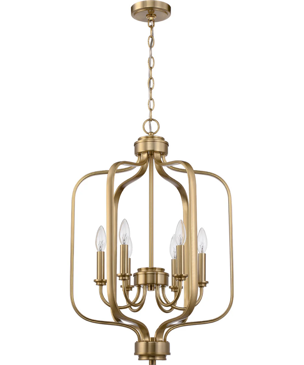 Bolden 6-Light Foyer Satin Brass - Image 4