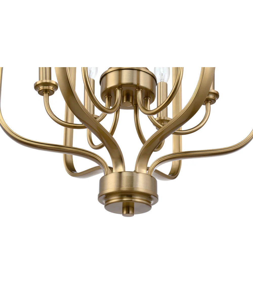 Bolden 6-Light Foyer Satin Brass - Image 7