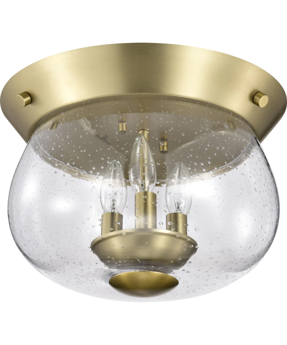 Boliver 3-Light Close-to-Ceiling Vintage Brass - Image 5