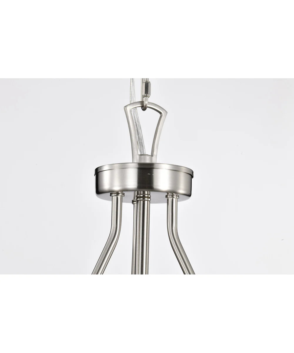 Boliver 3-Light Pendant Brushed Nickel - Image 9