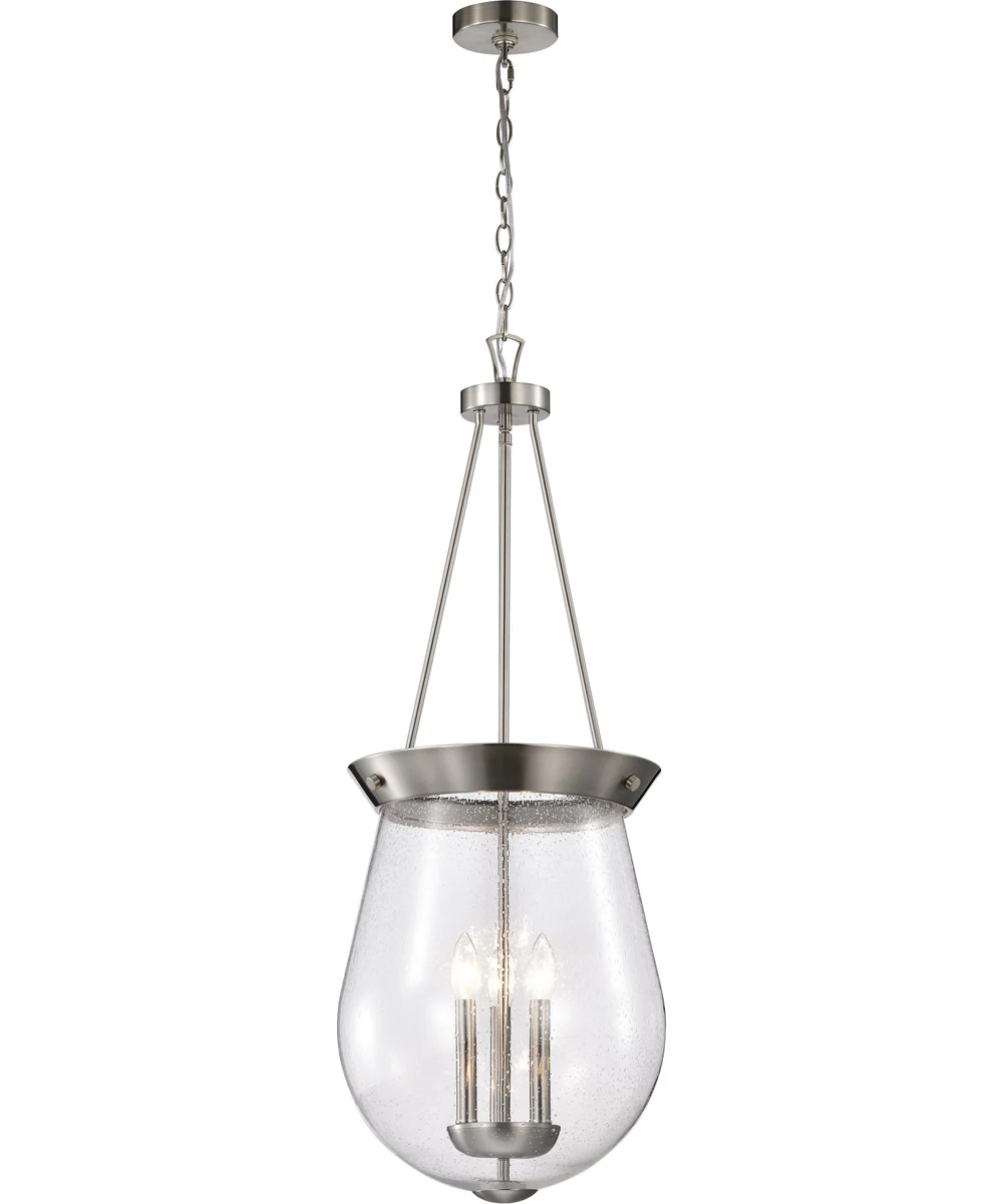 Boliver 3-Light Pendant Brushed Nickel - Image 2