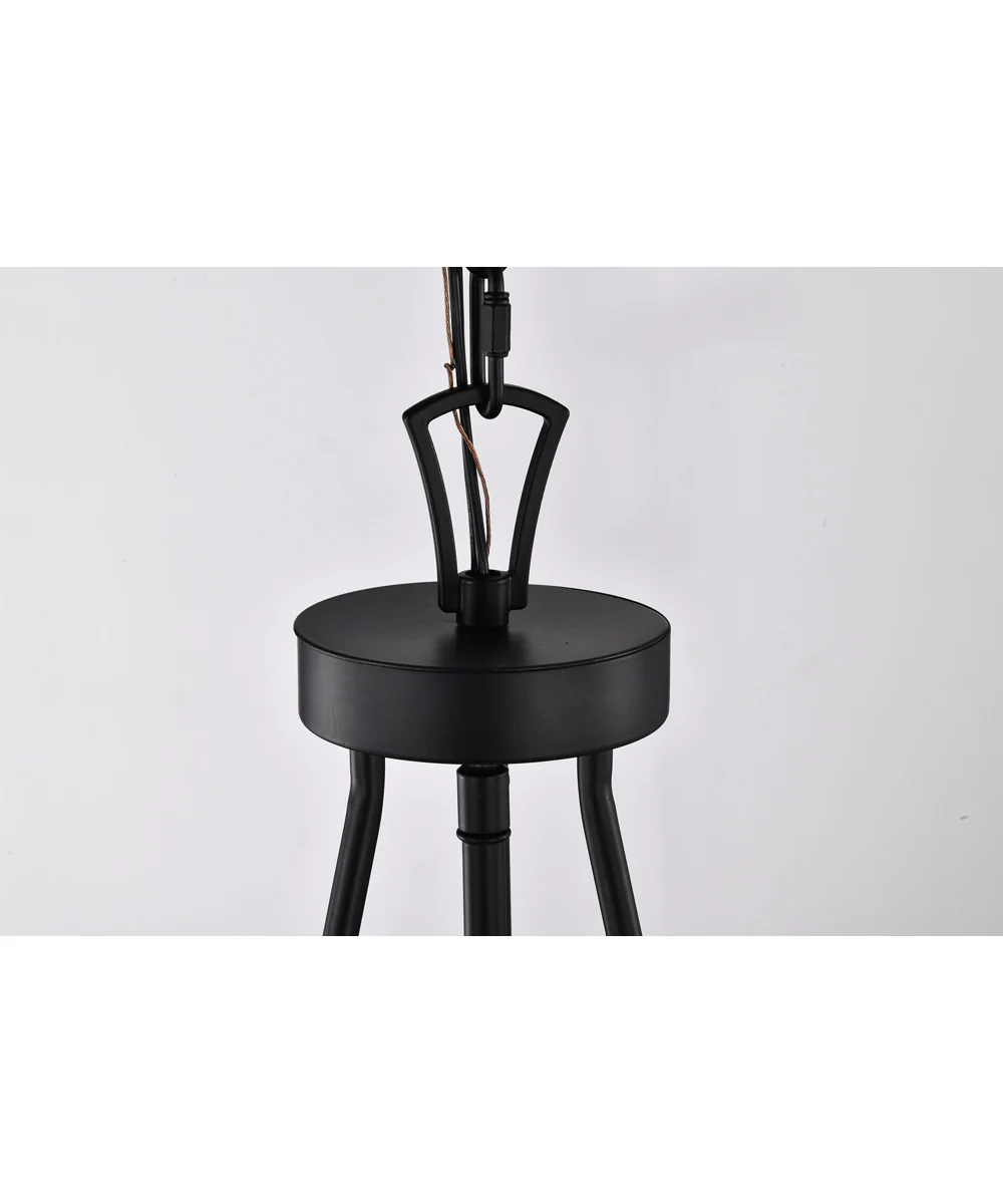 Boliver 3-Light Pendant Matte Black - Image 8