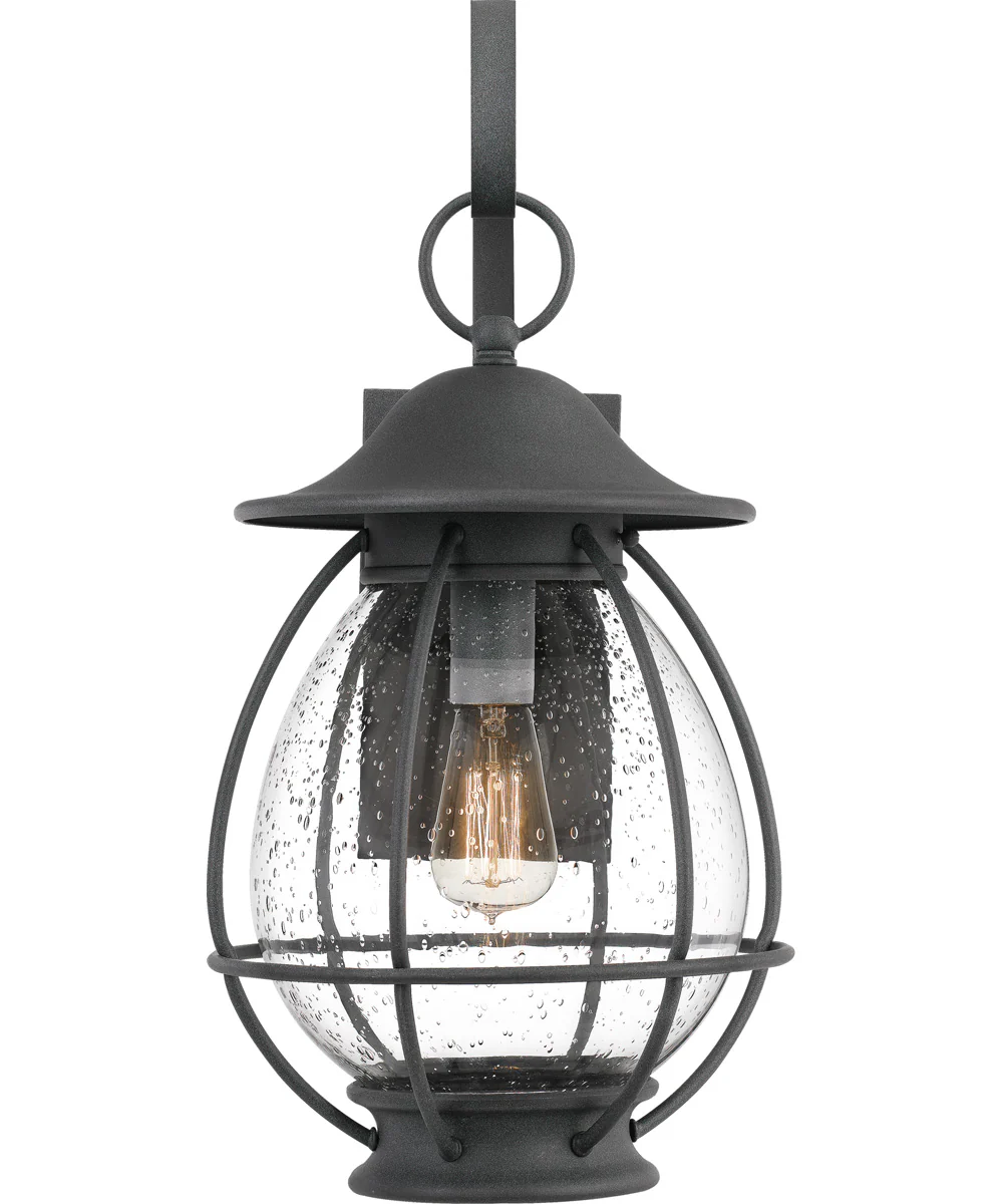 Boston Large 1-light Outdoor Wall Light Mottled Black - Image 4