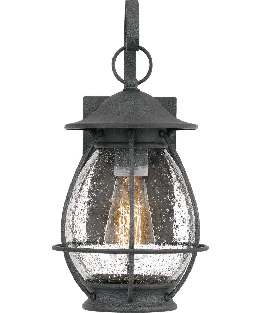 Boston Small 1-light Outdoor Wall Light Mottled Black - Image 5