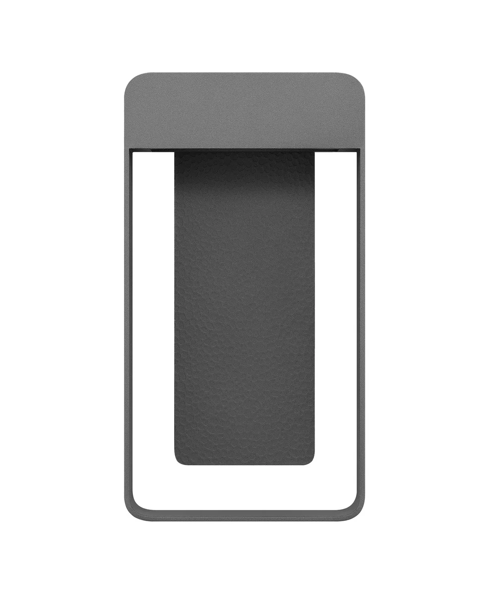Bourdon Medium Outdoor Wall Light  Coastal Armour Aluminum Matte Titanium - Image 2