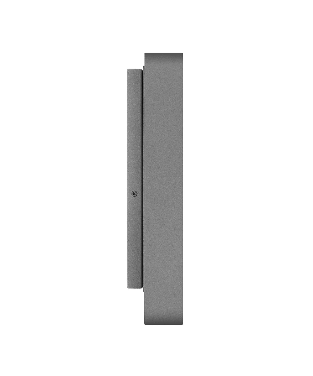 Bourdon Medium Outdoor Wall Light  Coastal Armour Aluminum Matte Titanium - Image 4