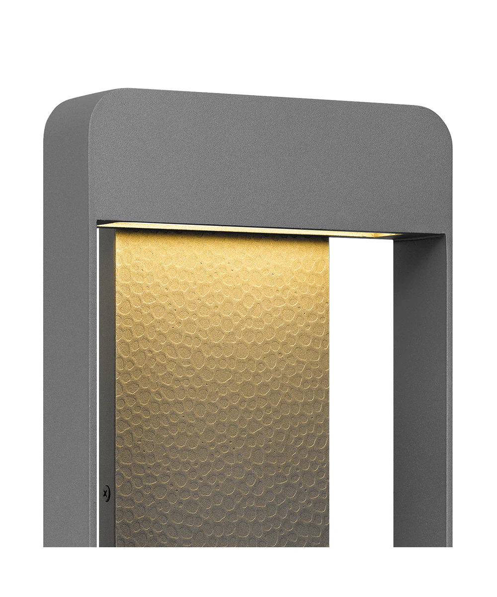 Bourdon Medium Outdoor Wall Light  Coastal Armour Aluminum Matte Titanium - Image 5