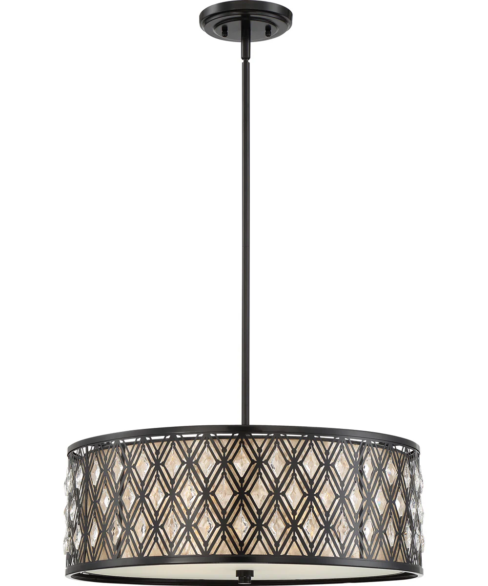 Boutique 4-light Pendant Mystic Black - Image 2