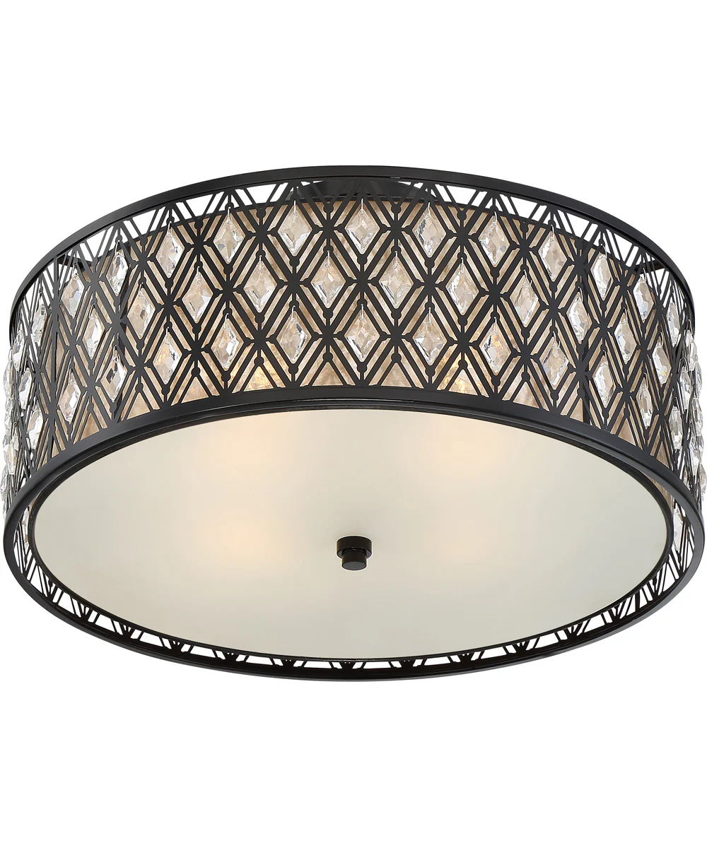 Boutique 4-light Semi Flush Mount Mystic Black - Image 5