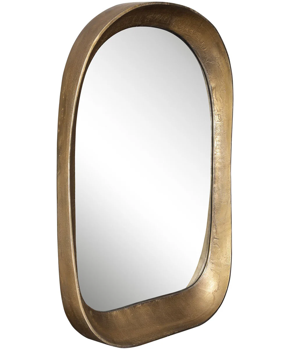 Bradano Brass Arch Mirror - Image 4