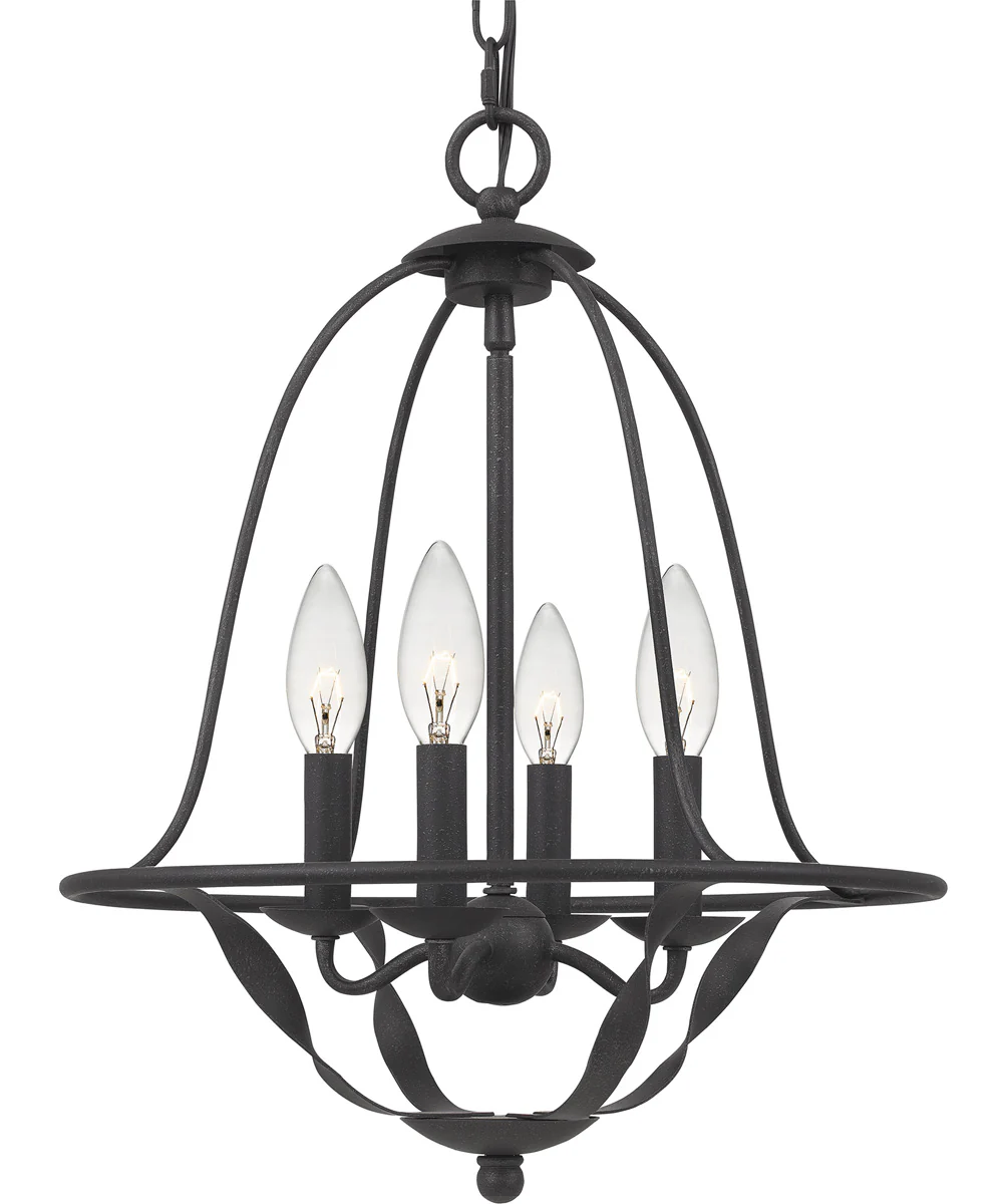 Bradbury 4-light Chandelier Grey Ash - Image 6