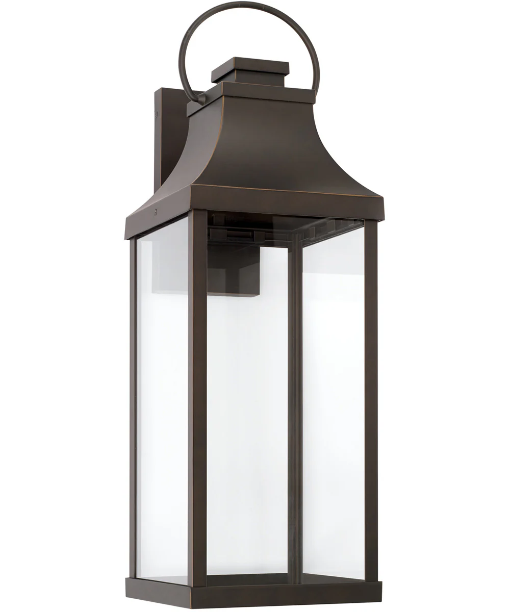 Bradford 1-Light Outdoor Wall-Lantern Rain or Shine - Oiled Bronze