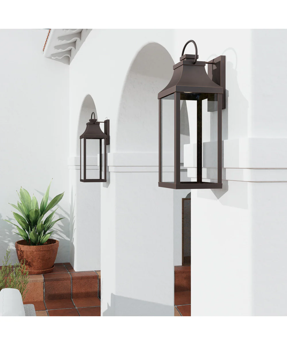 Bradford 1-Light Outdoor Wall-Lantern Rain or Shine - Oiled Bronze - Image 2
