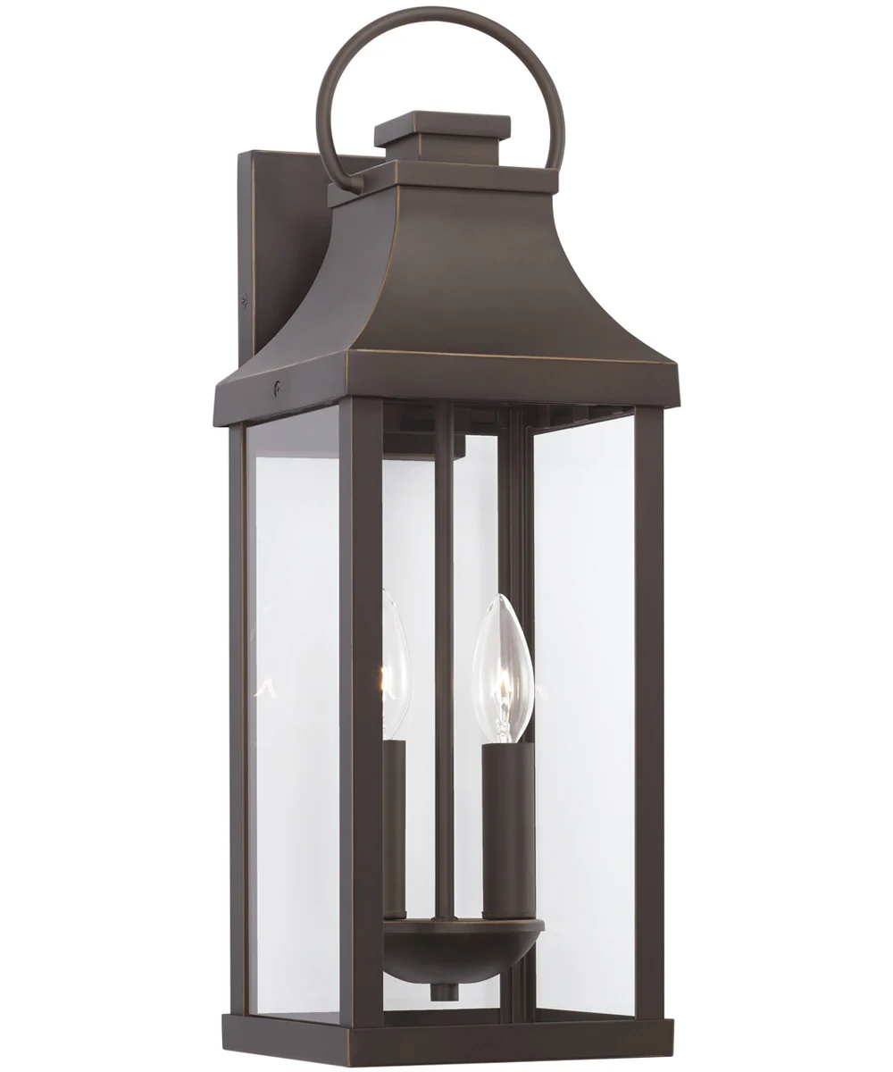 Bradford 2-Light Outdoor Wall-Lantern Rain or Shine - Oiled Bronze