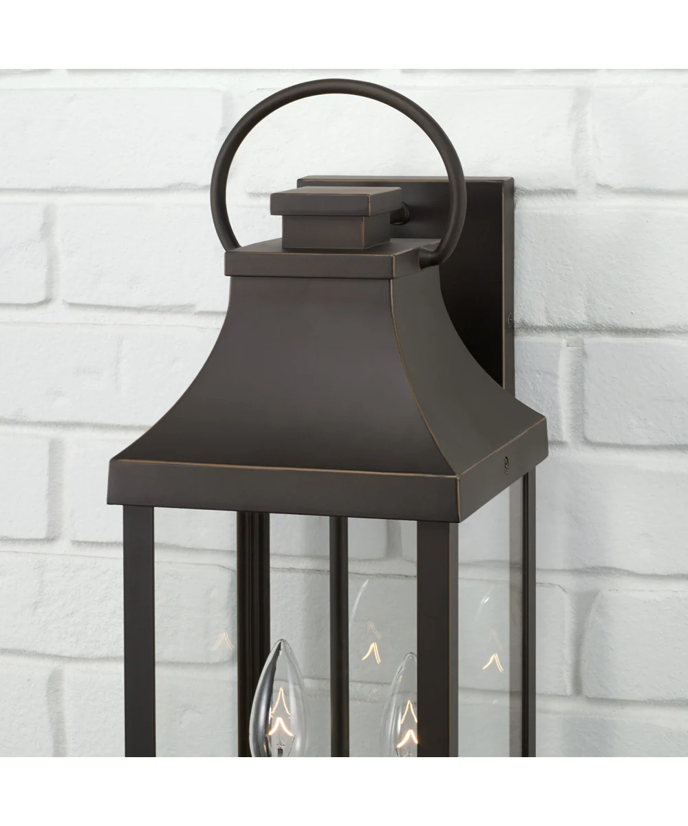 Bradford 2-Light Outdoor Wall-Lantern Rain or Shine - Oiled Bronze - Image 3