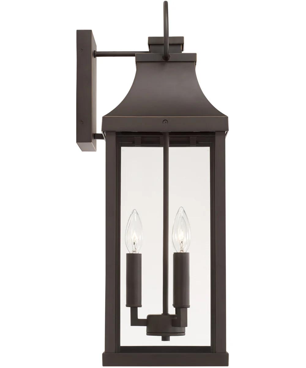 Bradford 3-Light Outdoor Wall-Lantern Rain or Shine - Oiled Bronze - Image 3
